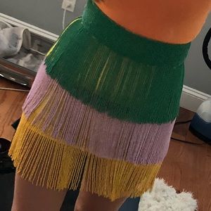 Asos beaded mini skirt